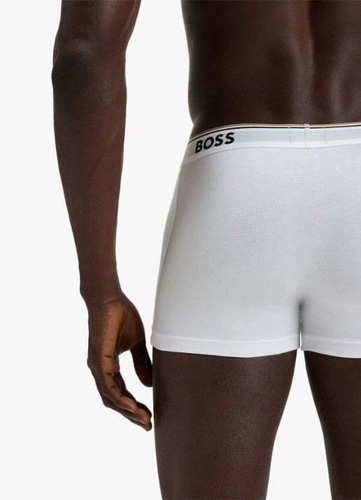 BOSS Boxershorts met logoband in 3-pack - detail 5 wit
