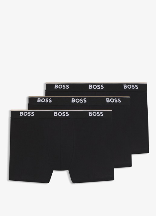 BOSS Boxershorts met logoband in 3-pack