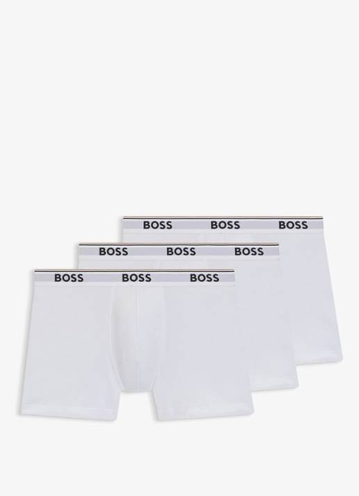 BOSS Boxershorts met logoband in 3-pack