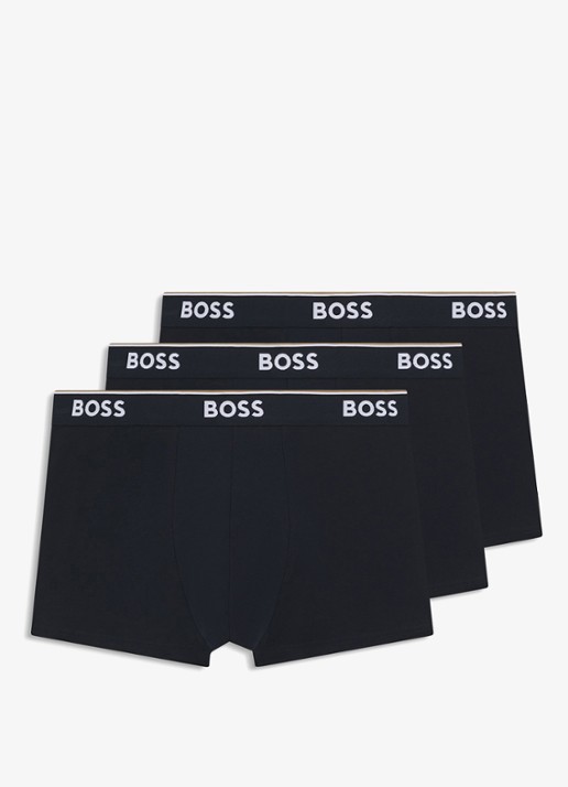 BOSS Boxershorts met logoband in 3-pack