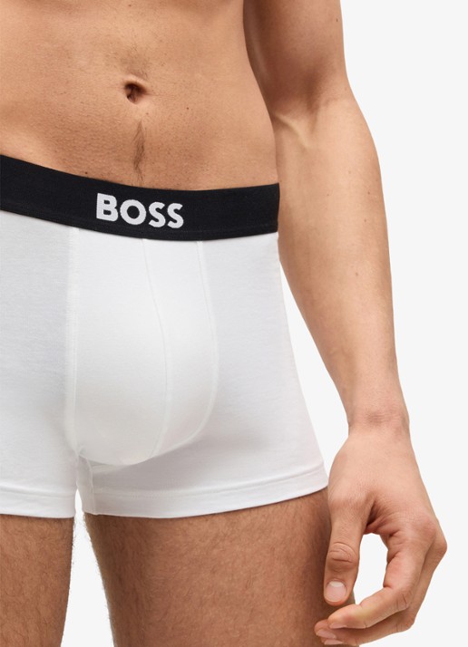 BOSS Boxershorts met logoband in 3-pack - detail 6 wit
