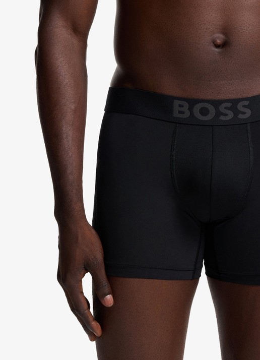 BOSS Boxershorts met logoband in 3-pack - detail 3 zwart