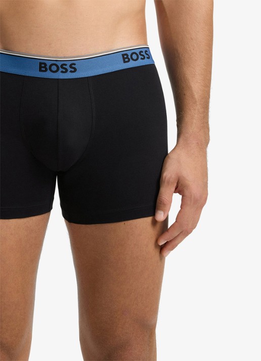 BOSS Boxershorts met logoband in 3-pack