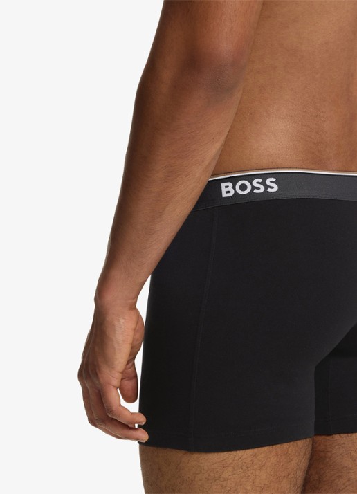 BOSS Boxershorts met logoband in 3-pack - detail 4 open miscellaneous-973 / multicolor