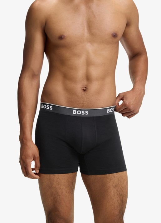 BOSS Boxershorts met logoband in 3-pack - detail 5 open miscellaneous-973 / multicolor