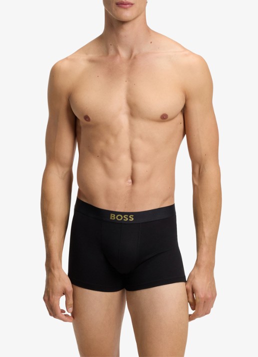 BOSS Boxershorts met logoband in 3-pack
