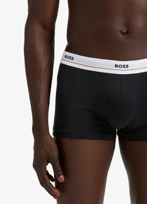 BOSS Boxershorts met logoband in 5-pack - detail 4 zwart