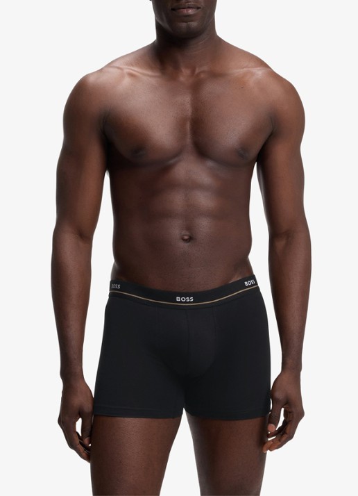 BOSS Boxershorts met logoband in 5-pack