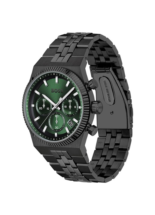 BOSS Candor Prime horloge  HB1514308  - detail zwart
