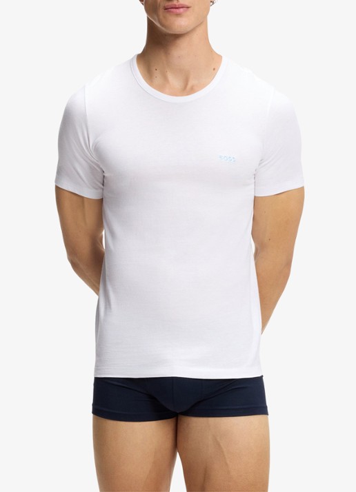BOSS Classic T-shirt van  katoen in 3-pack