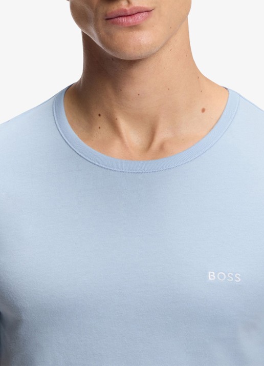 BOSS Classic T-shirt van  katoen in 3-pack - detail 4 rood