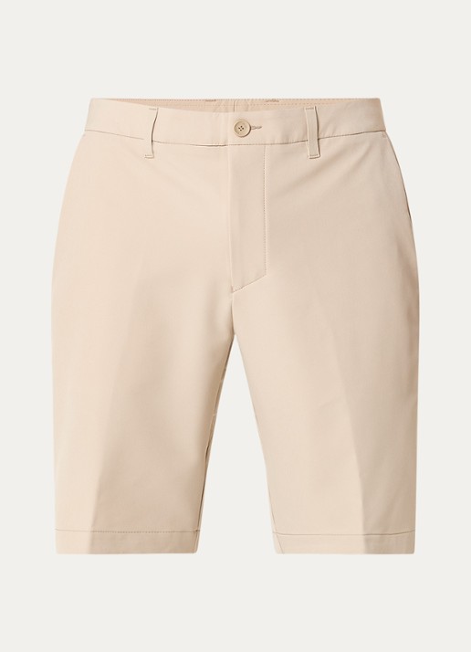 BOSS Commuter loose fit korte broek met steekzakken - voorkant 2 medium beige-269 / beige