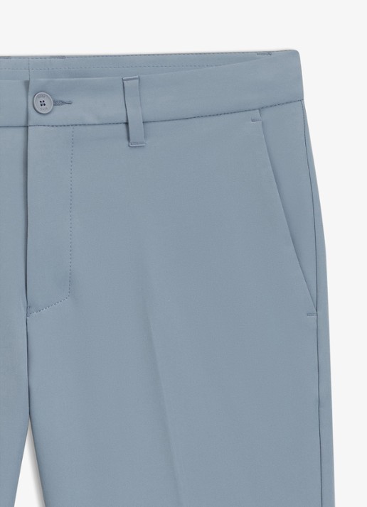 BOSS Commuter loose fit korte broek met steekzakken - detail 9 dark grey-026 / grijs