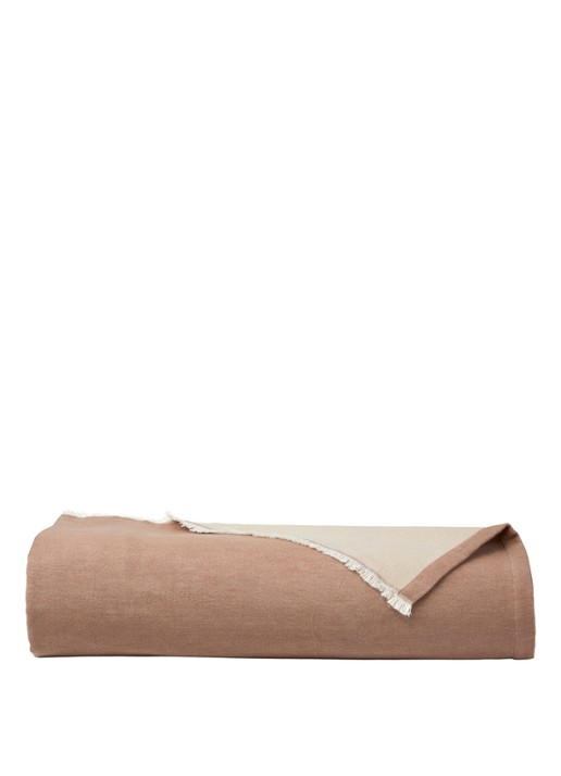 BOSS Cottage dekbedovertrek - exclusief kussenslopen - voorkant beige
