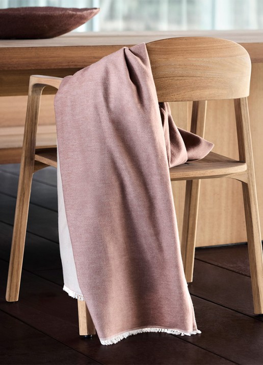 BOSS Cottage plaid 130 x 170 cm - voorkant 2 beige