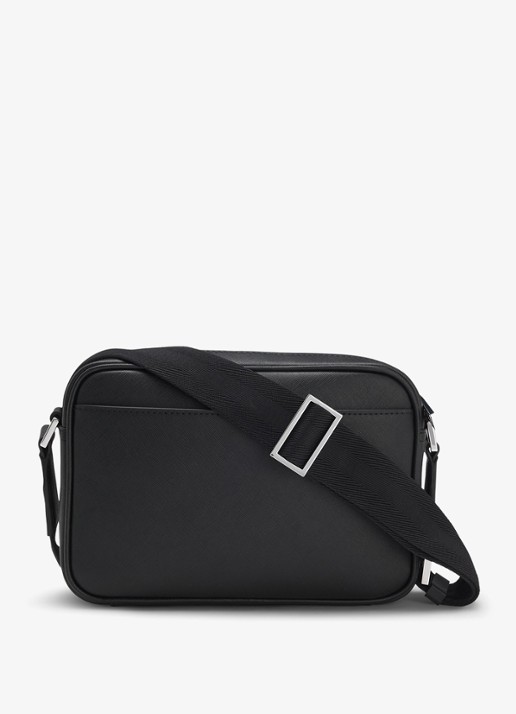 BOSS Crossbodytas met logo - voorkant 3 zwart