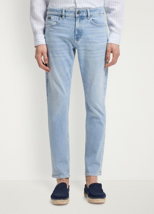 BOSS Delaware slim-fit jeans met stretch