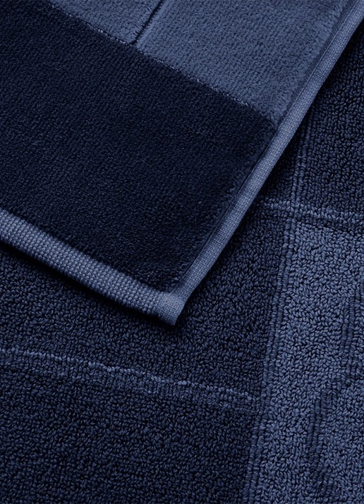 BOSS Double B badmat - 550 gr/m² - 50 x 70 cm - detail 2 blauw