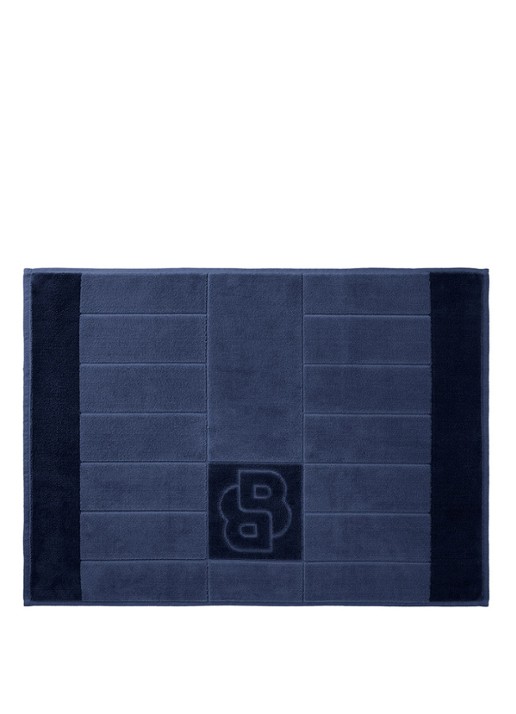 BOSS Double B badmat - 550 gr/m² - 50 x 70 cm - voorkant blauw