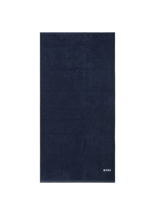 BOSS Edge badhanddoek - 70 x 140 cm - voorkant 2 donkerblauw