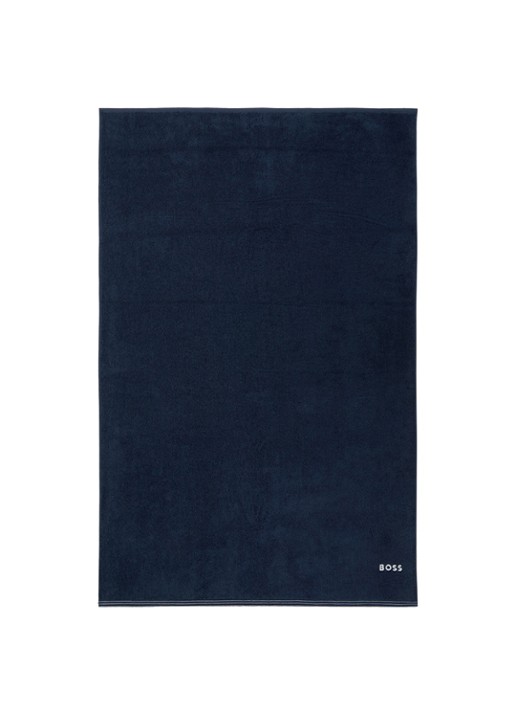 BOSS Edge badlaken - 100 x 150 cm - voorkant 2 donkerblauw