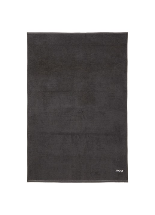 BOSS Edge badlaken - 100 x 150 cm - voorkant donkergrijs
