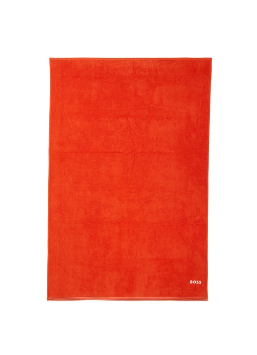 BOSS Edge badlaken - 100 x 150 cm - voorkant oranjerood
