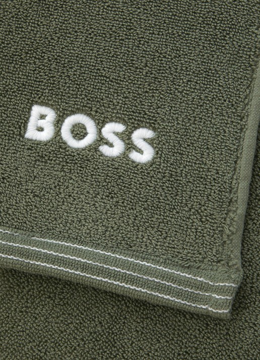 BOSS Edge badmat 50 x 70 cm - detail mosgroen