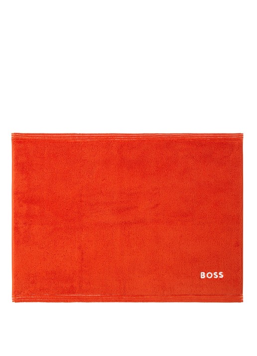 BOSS Edge badmat 50 x 70 cm - voorkant 2 oranjerood