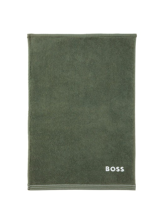 BOSS Edge gastendoek - 40 x 60 cm - voorkant 2 mosgroen