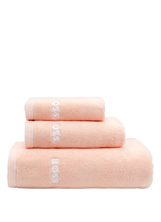 BOSS Edge gastendoek - 40 x 60 cm - achterkant perzikroze