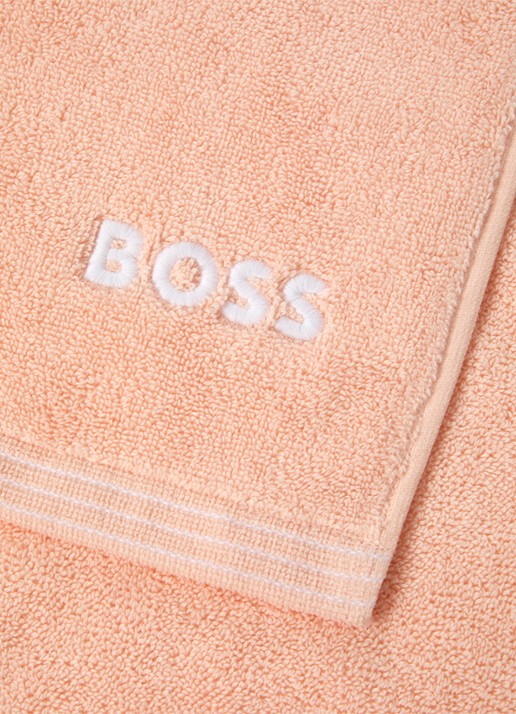 BOSS Edge gastendoek - 40 x 60 cm - voorkant 3 perzikroze