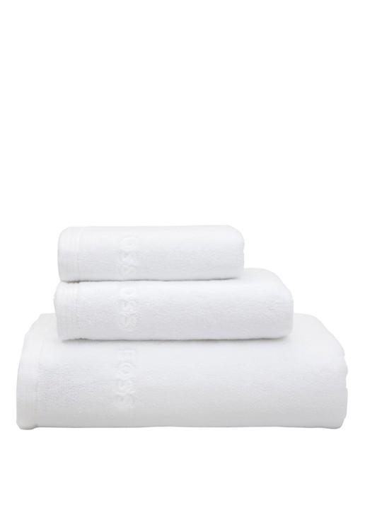 BOSS Edge gastendoek - 40 x 60 cm - achterkant wit
