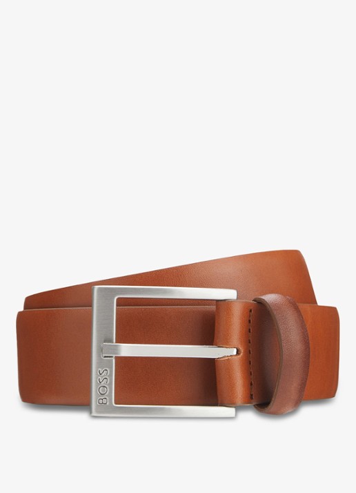 BOSS Erron riem van leer