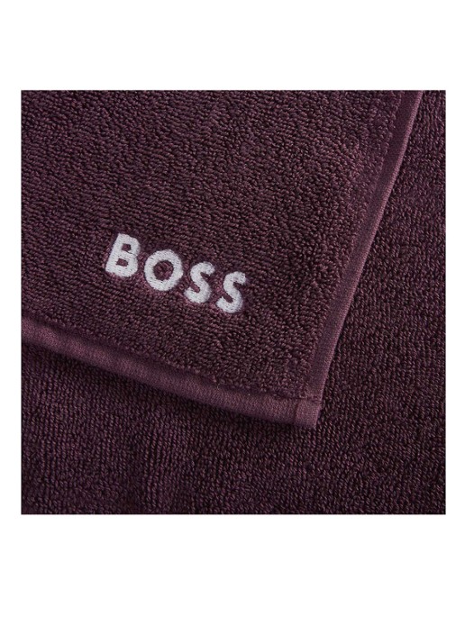 BOSS Gastendoek - 600 gr/m2 - 30 x 30 cm - detail bordeauxrood