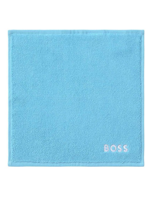 BOSS Gastendoek - 600 gr/m2 - 30 x 30 cm - voorkant 2 aquablauw