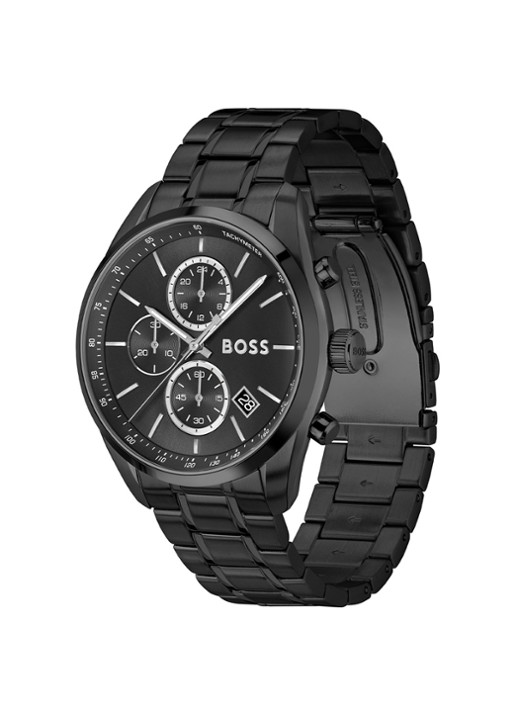 BOSS Grand Prix 44 horloge HB1514298  - detail zwart