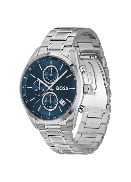 BOSS Grand Prix horloge HB1514226  - detail zilver