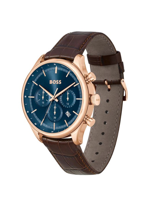 BOSS Gregor horloge HB1514050 - voorkant 2 roségoud