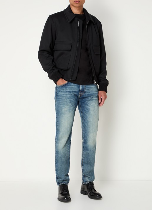 BOSS H-Charly-253 jack met klepzakken - voorkant 3 zwart