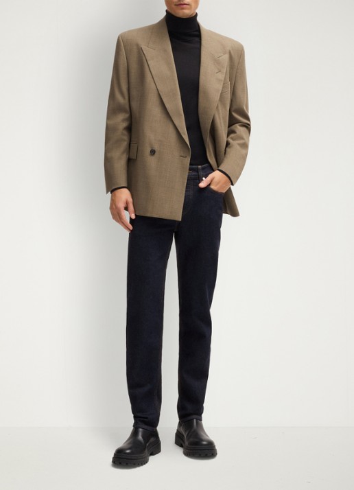 BOSS H-Delaware slim fit jeans met donkere wassing - voorkant 2 indigo
