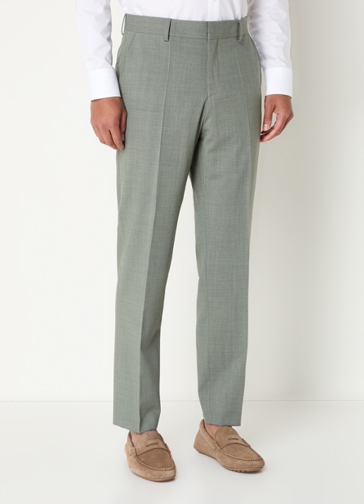 BOSS H-Jeckson regular fit 2-delig pak in scheerwolblend - voorkant 2 olijfgroen
