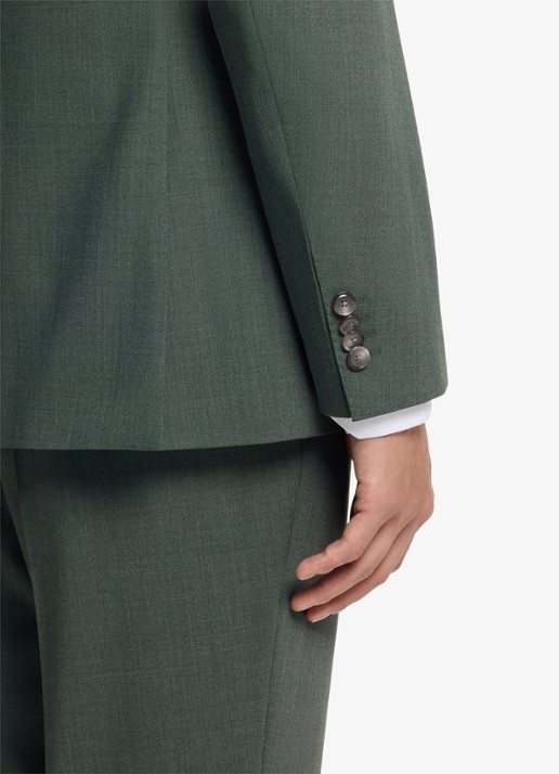 BOSS H-Jeckson regular fit 2-delig pak in scheerwolblend - detail 6 groen