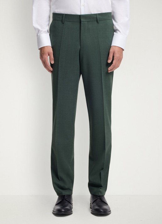 BOSS H-Jeckson regular fit 2-delig pak in scheerwolblend - detail 7 groen