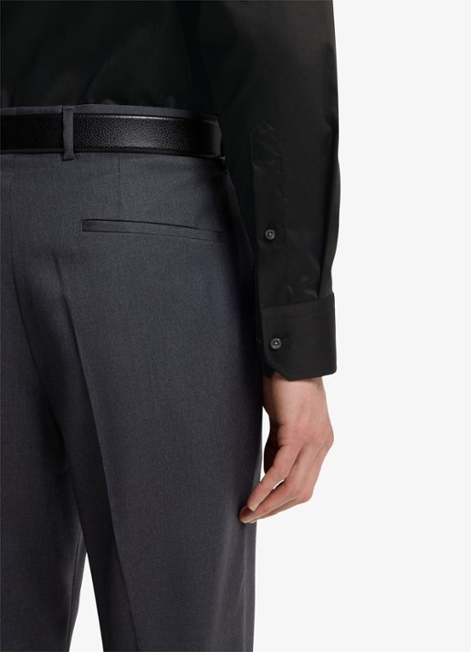 BOSS H-Joe-Kent regular fit overhemd - detail 2 zwart