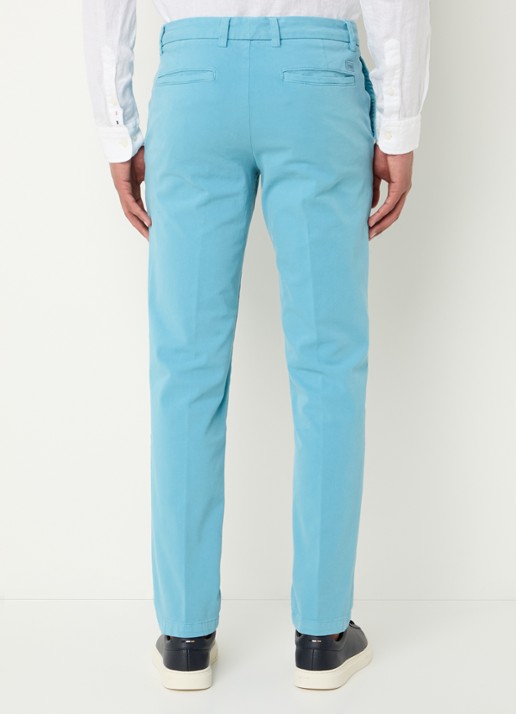 BOSS H-Kaiton1 slim fit chino met steekzakken - achterkant light/pastel blue-453 / blauw