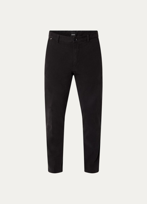 BOSS H-Kaiton1 slim fit chino met steekzakken - voorkant black-001 / zwart