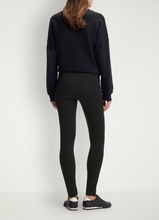 BOSS High waist skinny fit broek - achterkant 6 zwart