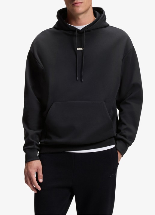 BOSS Hoodie met logoborduring