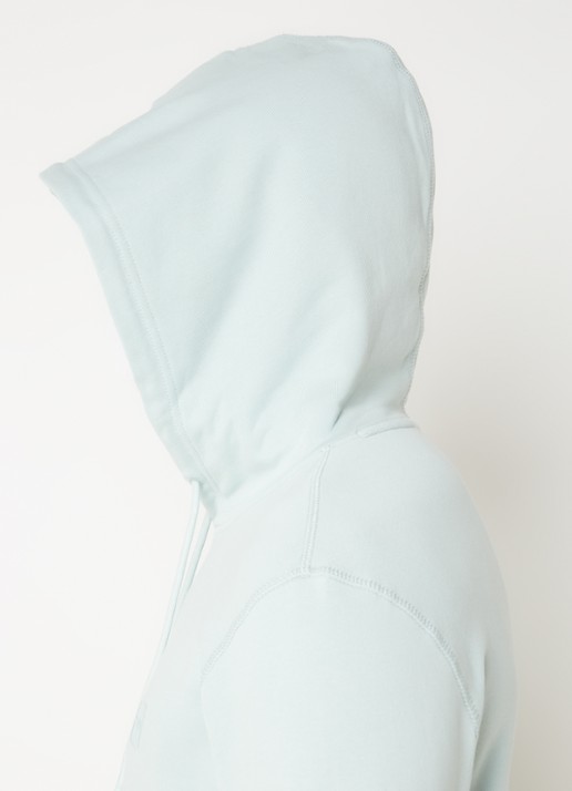BOSS Hoodie van katoenen sweatstof met logopatch - detail 3 mint